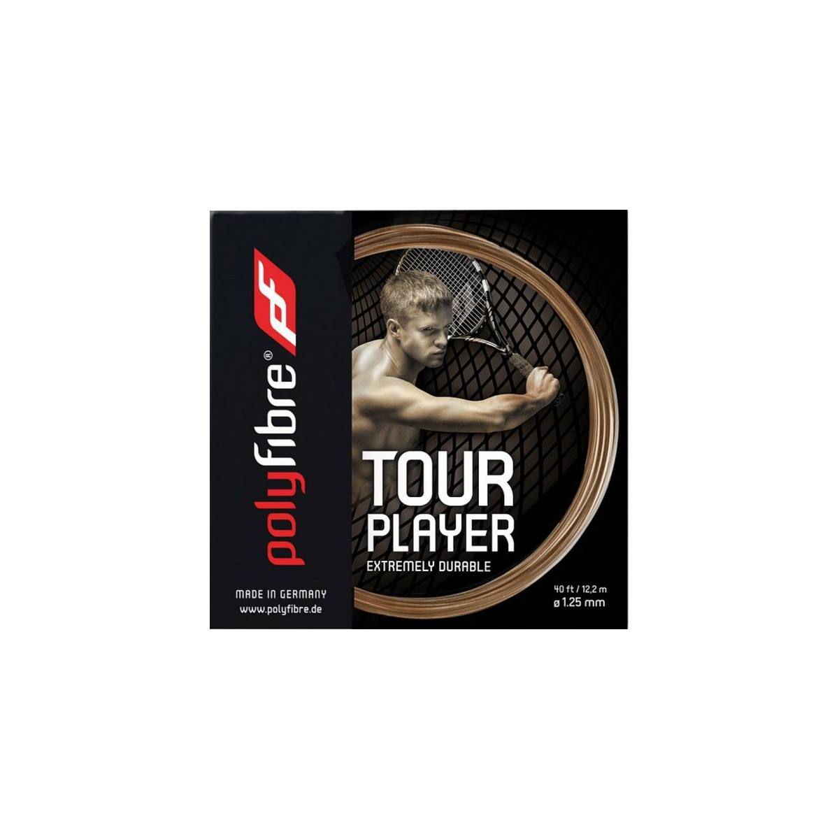 Polyfibre Tour Player Tennissaite 12 m
