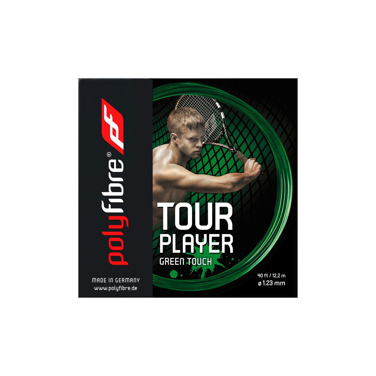 Polyfibre Tour Player Green Touch Tennissaite