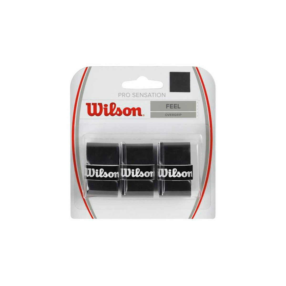 Wilson Pro Sensation Overgrip Schwarz 3er-Pack