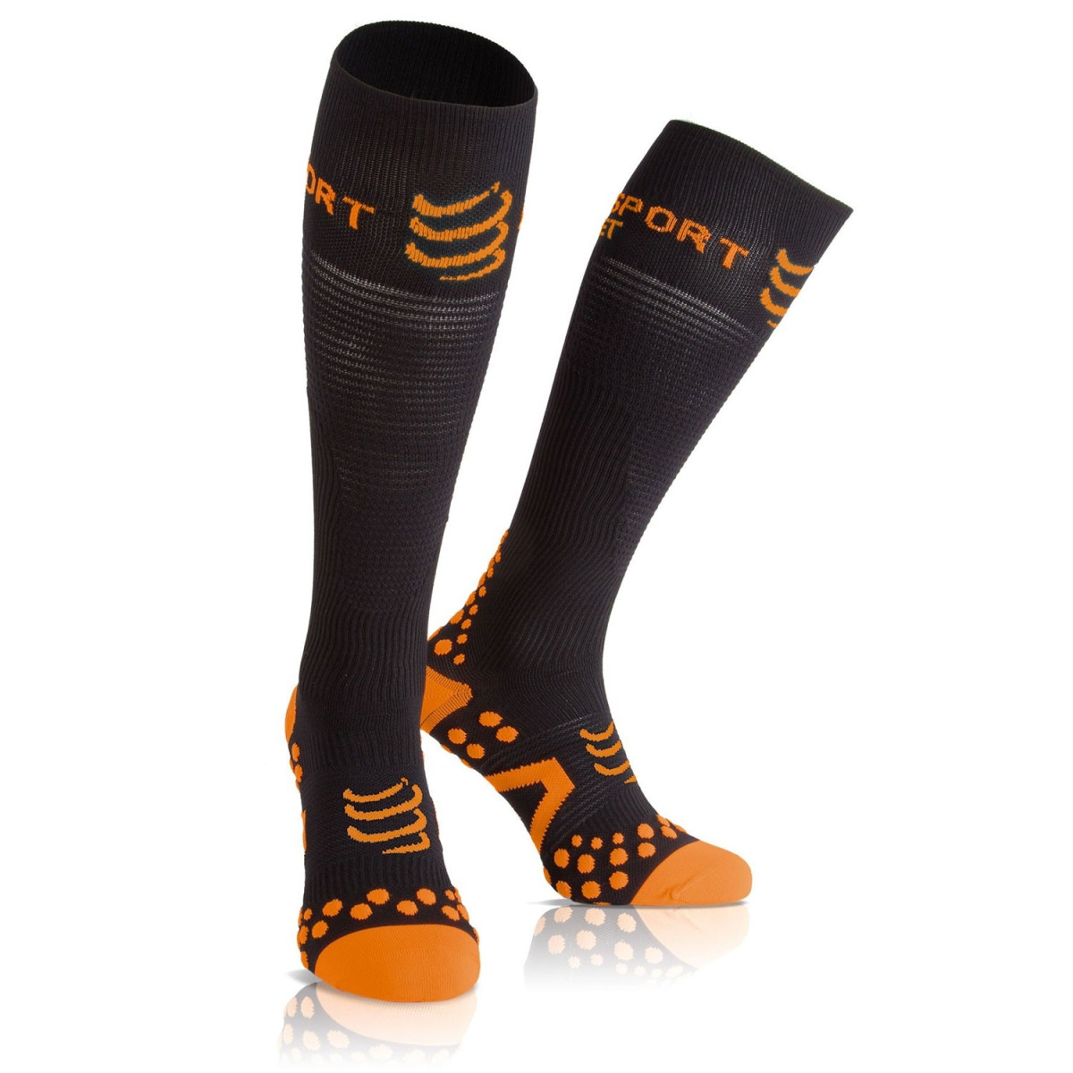 Compressport Racket Full Recovery Socken Schwarz