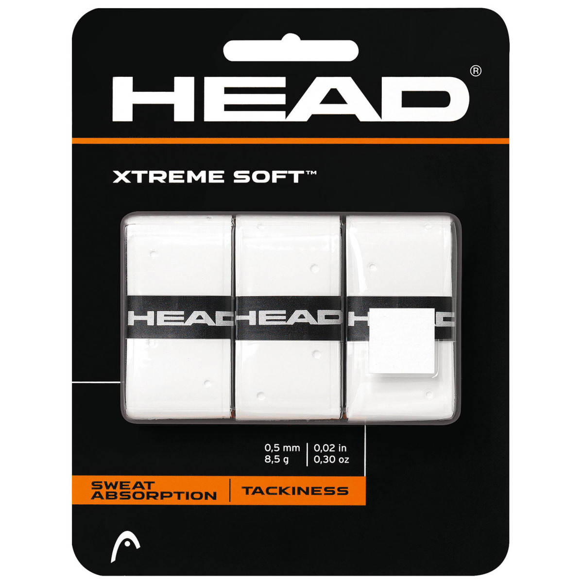 Head Extreme Soft Overgrip Wei&szlig; 3er-Pack