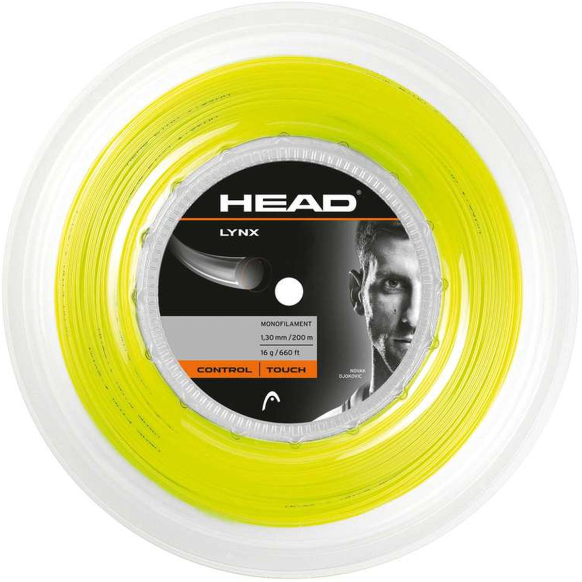 Head Lynx Saitenrolle Gelb 200 m