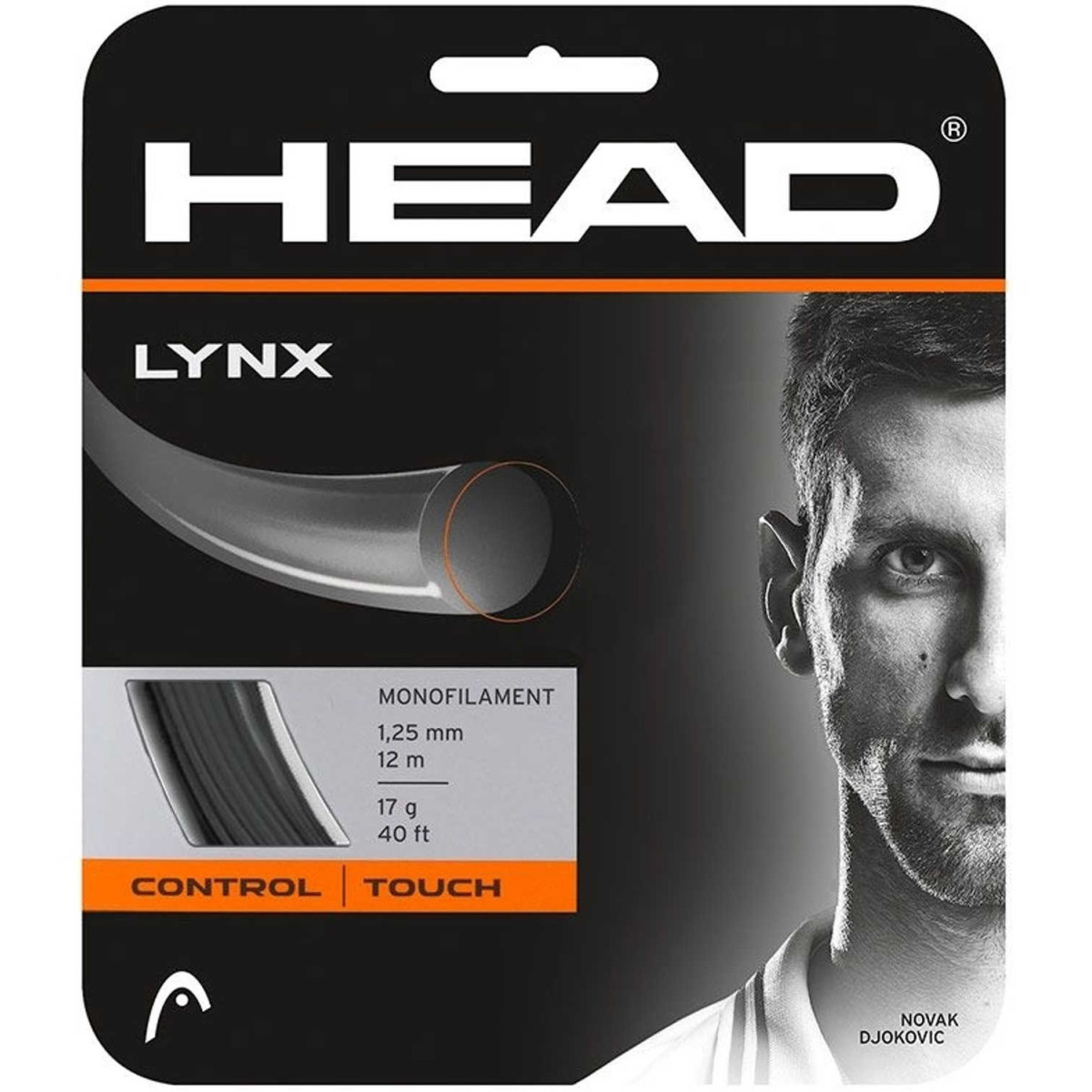 Head Lynx Black Tennissaite 12 m