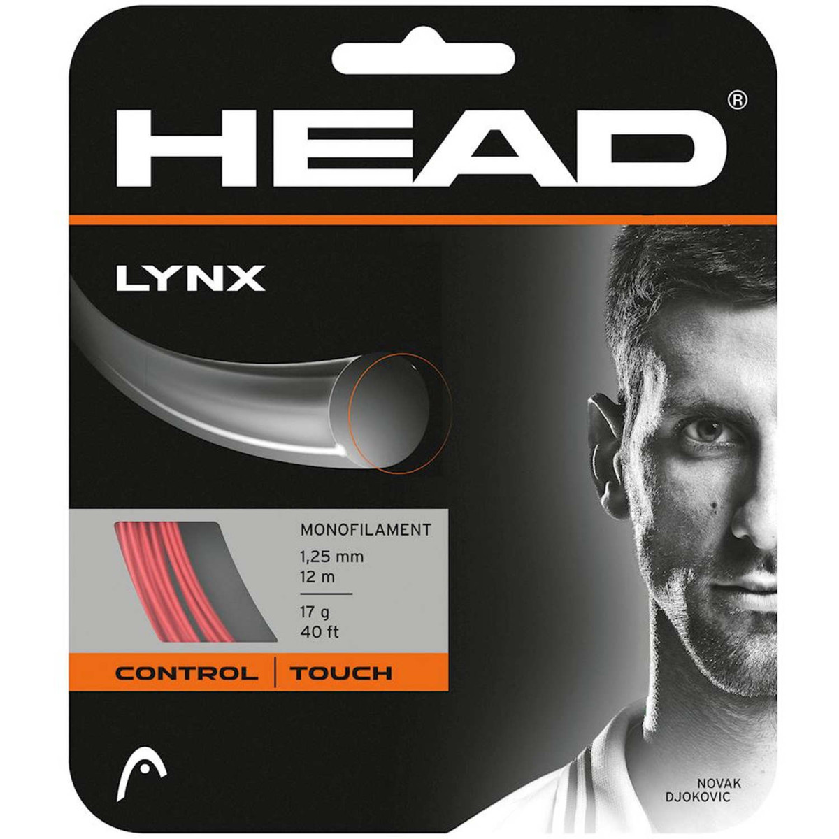 Head Lynx Tennissaite Rot 12 m