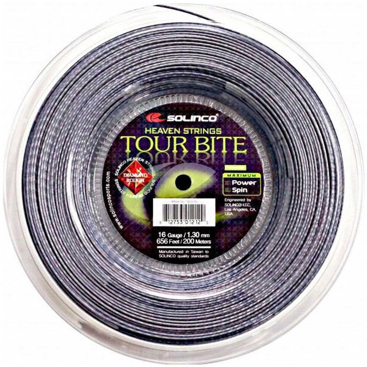 Solinco Tour Bite Diamond Rough Saitenrolle 200 m