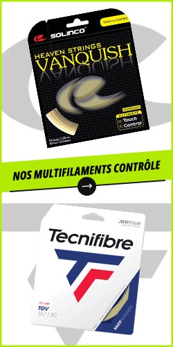 Multifilament-Saiten mit viel Kontrolle