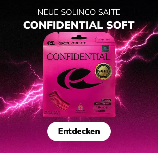 Solinco Confidential Soft Tennissaite als 12-m-Set