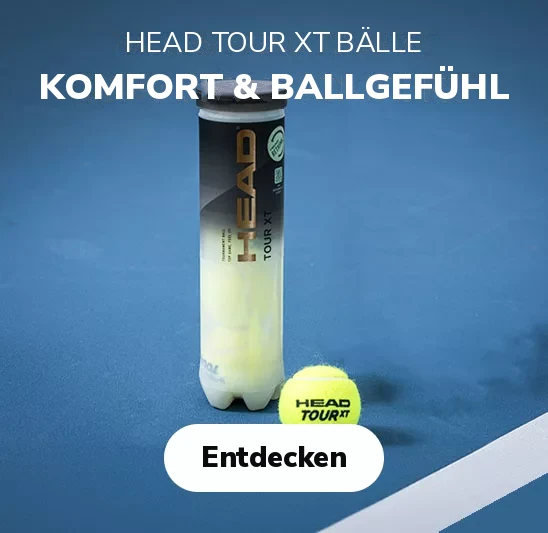 Dose mit 4 Tennisb&auml;llen Head Tour XT