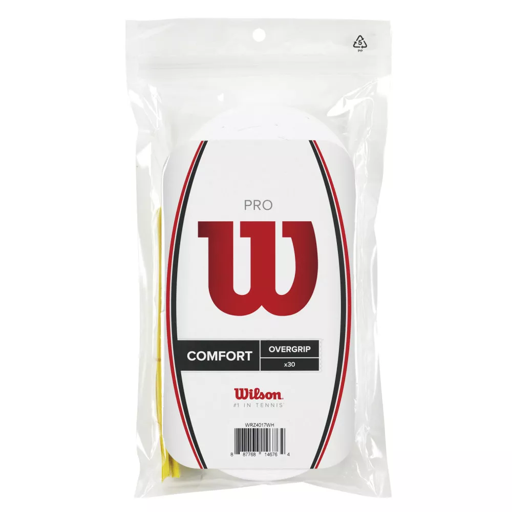Wilson Pro Overgrip Wei&szlig; 30er-Pack