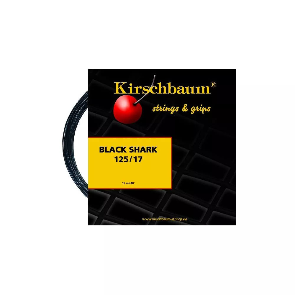 Kirschbaum Black Shark Tennissaite 12 m