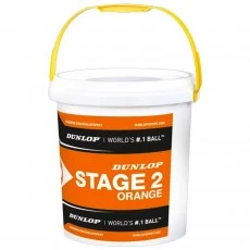 Dunlop Stage 2 Tennisb&auml;lle Orange 60er-Eimer