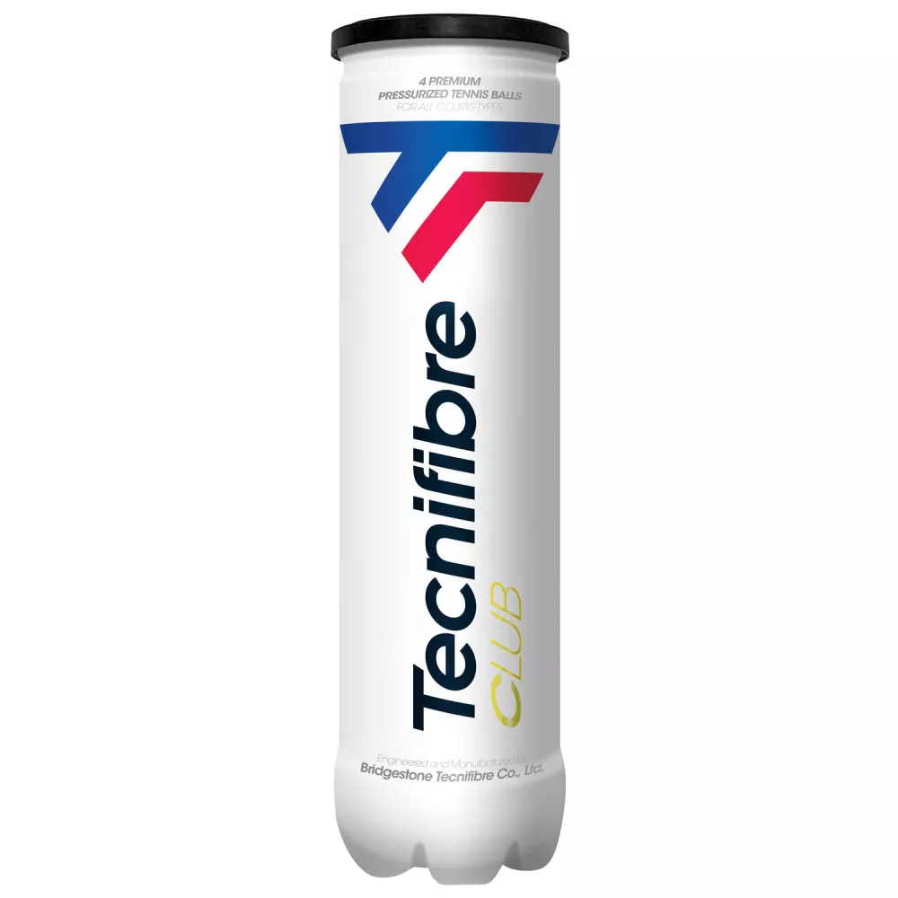Tecnifibre CLUB Tennisb&auml;lle 4er-Dose