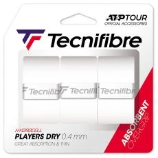 Tecnifibre Players Dry Overgrip Wei&szlig; 3er-Pack