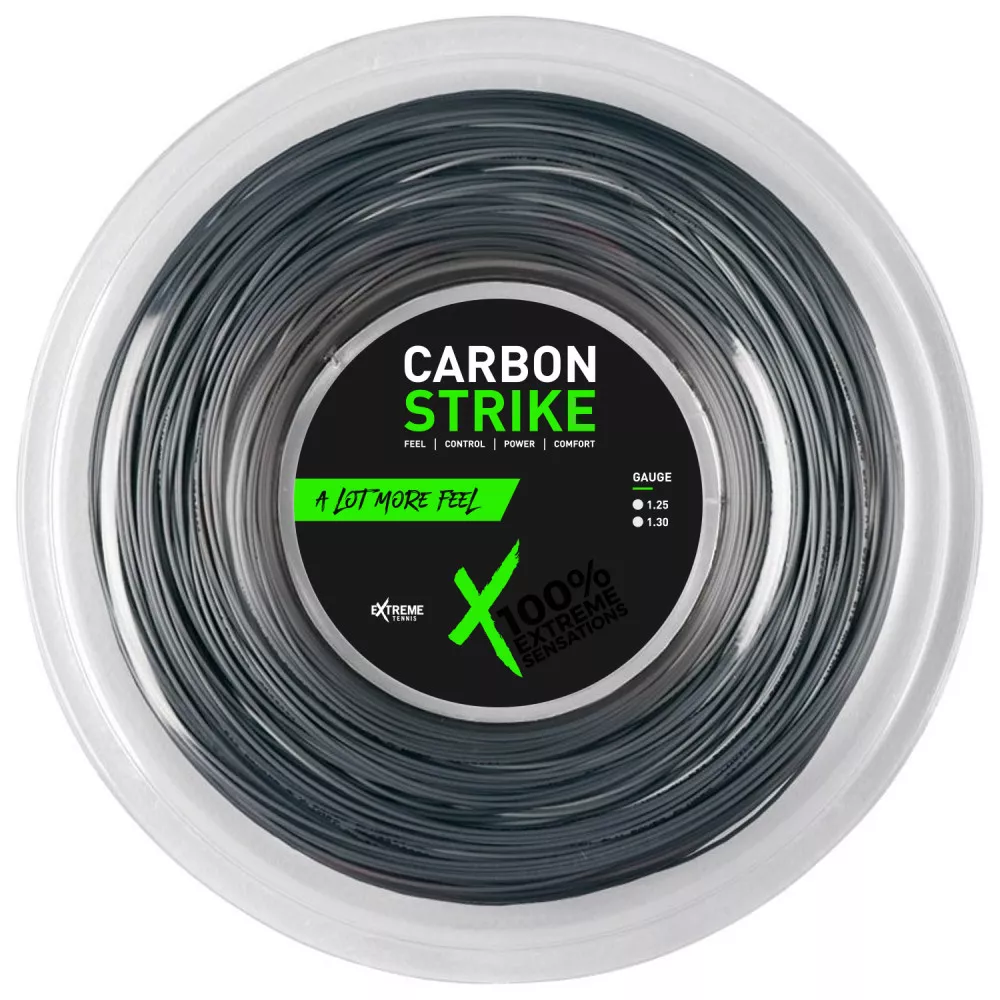 Extreme Tennis Carbon Strike Saitenrolle 200 m