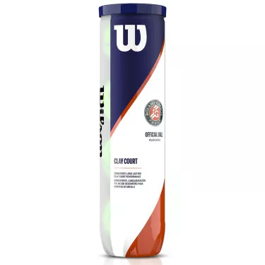 Wilson Roland Garros Clay Tennisb&auml;lle 4er-Dose