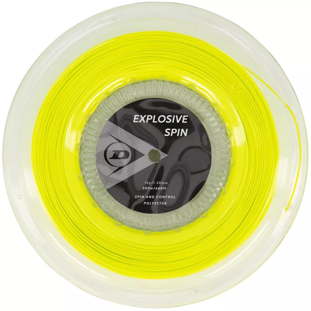 Dunlop Explosive Spin Saitenrolle Gelb 200 m