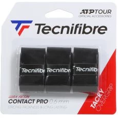Tecnifibre Pro Contact Overgrip Schwarz 3er-Pack