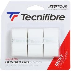 Tecnifibre Pro Contact Overgrip Wei&szlig; 3er-Pack