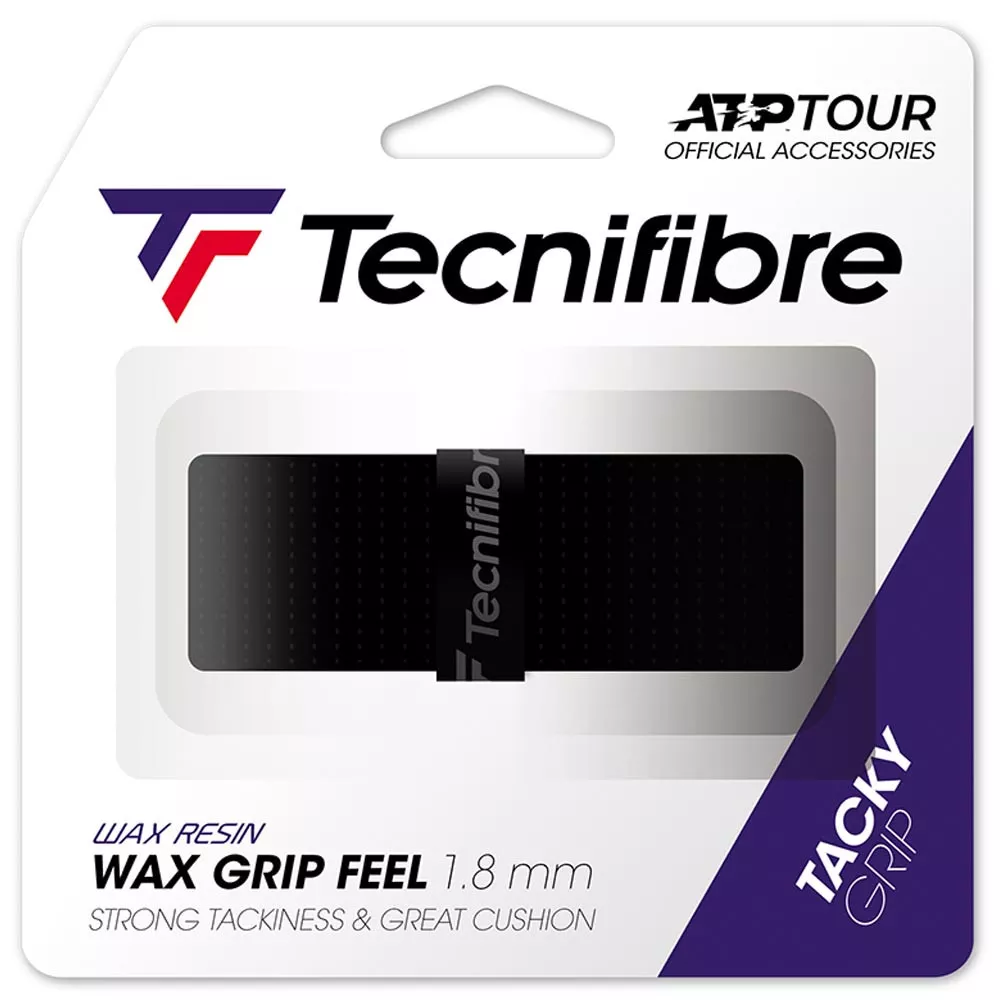 Tecnifibre Wax Feel Basisgriffband Schwarz