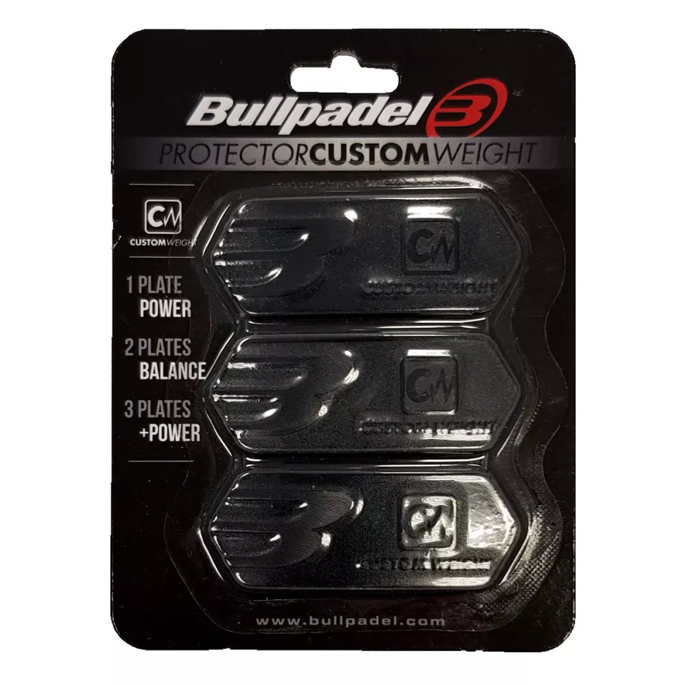 Bullpadel Custom Weight Schutz Schwarz