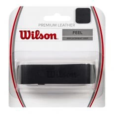 Wilson Premium Leather Basisgriffband Schwarz