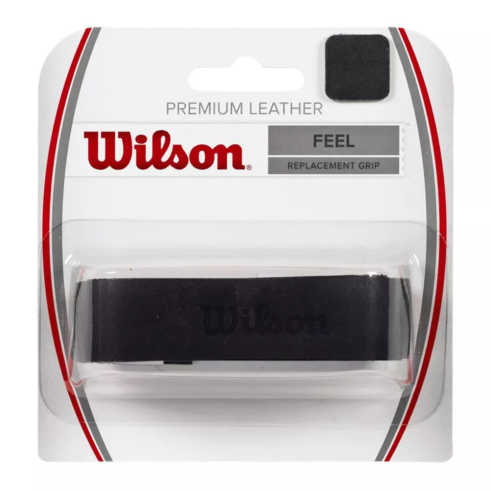 Wilson Premium Leather Basisgriffband Schwarz
