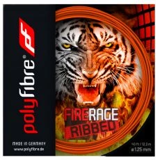 Polyfibre Fire Rage Ribbed Tennissaite 12 m