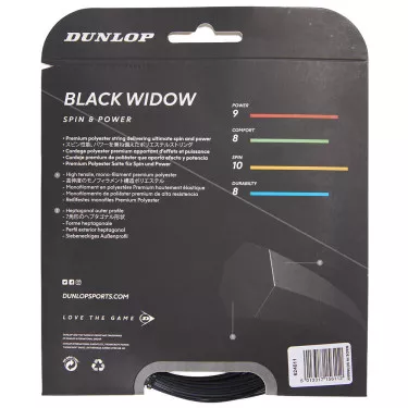 Dunlop Black Widow Tennissaite 12 m