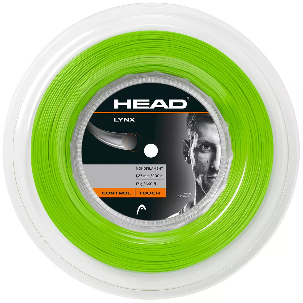 Head Lynx Saitenrolle Gr&uuml;n 200 m