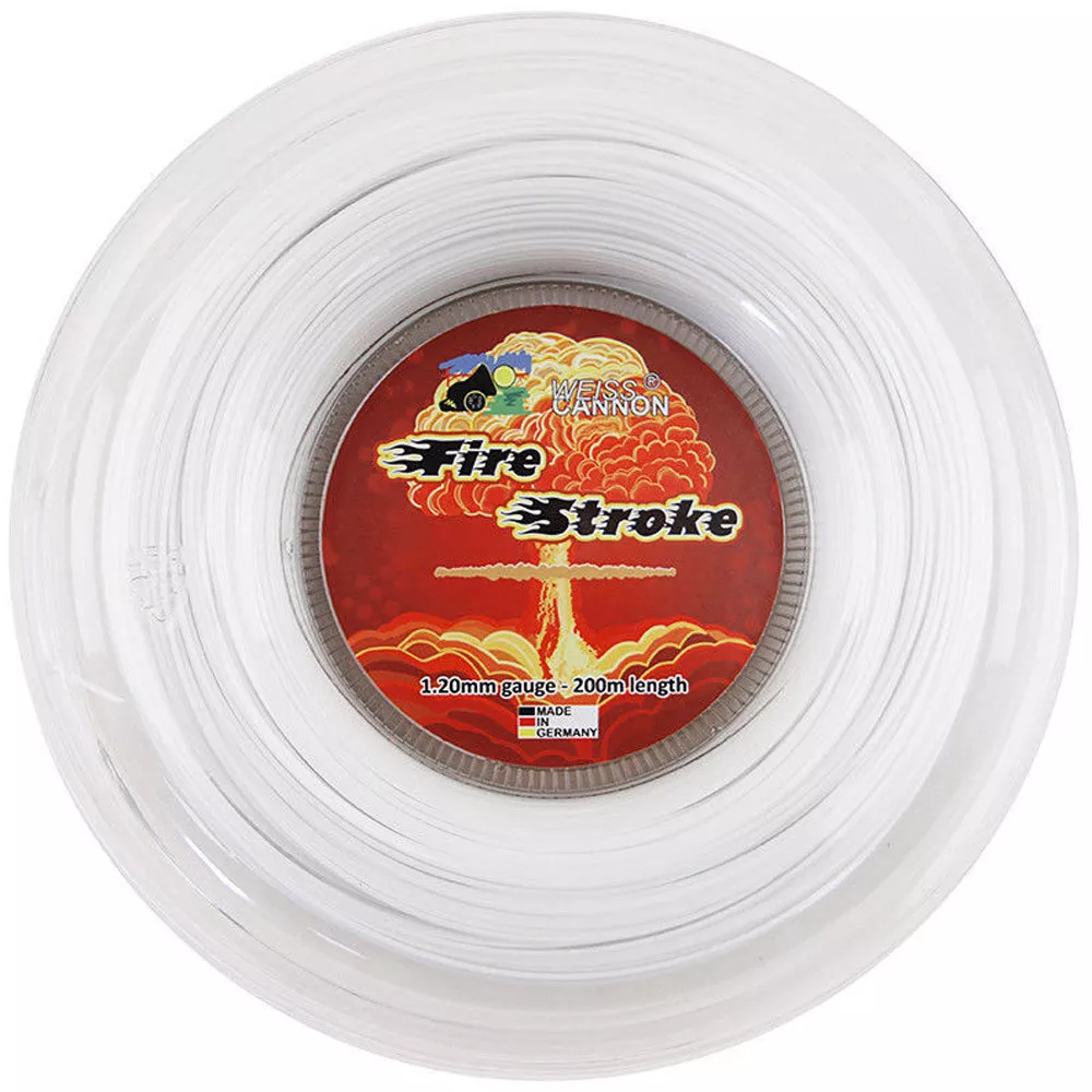 Weisscannon Fire Stroke Saitenrolle Wei&szlig; 200 m