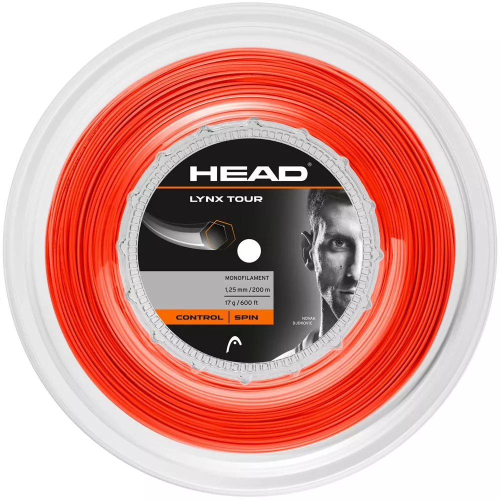 Head Lynx Tour Saitenrolle Orange 200 m