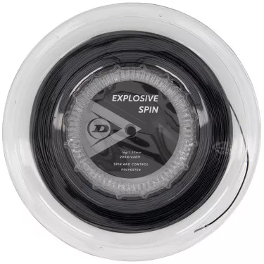 Dunlop Explosive Spin Saitenrolle Schwarz 200 m