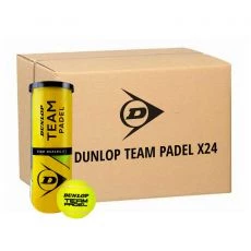 Dunlop Team Padelb&auml;lle Karton (24 Dosen &agrave; 3 B&auml;lle)
