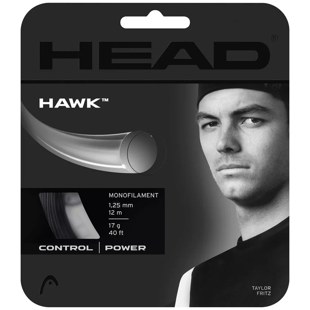 Head Hawk Tennissaite Schwarz 12 m
