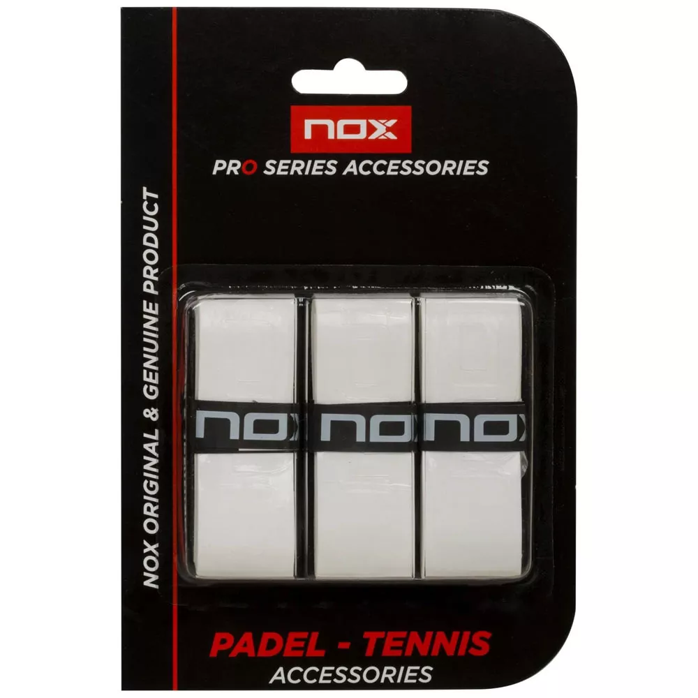 Nox Pro Overgrip Wei&szlig; 3er-Pack