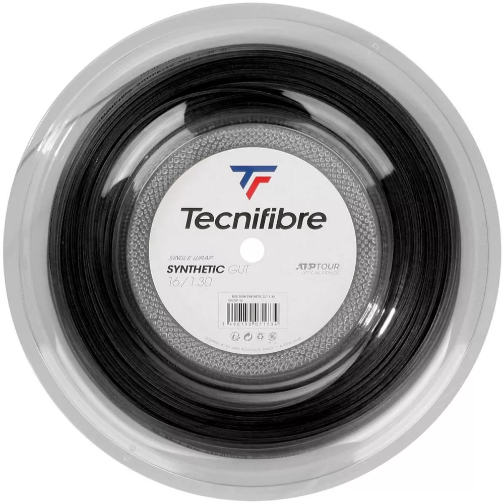 Tecnifibre Synthetic gut Saitenrolle Schwarz 200 m