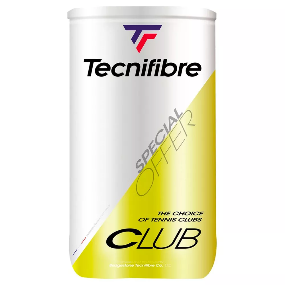 Tecnifibre Club Tennisb&auml;lle Doppelpack (2 Dosen &agrave; 4 B&auml;lle)