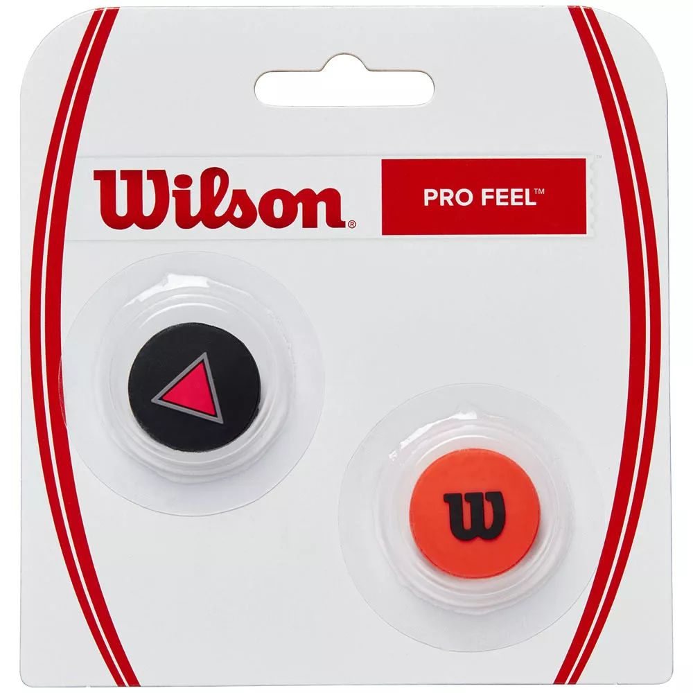 Wilson Pro Feel Vibrationsd&auml;mpfer Grau / Rot 2er-Pack