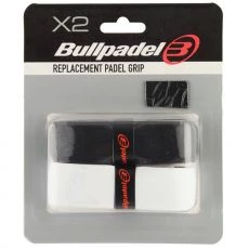 Bullpadel Basisgriffband Schwarz / Wei&szlig; 2er-Pack
