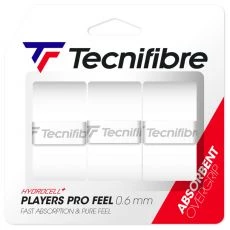 Tecnifibre Players Pro Feel Overgrip Wei&szlig; 3er-Pack
