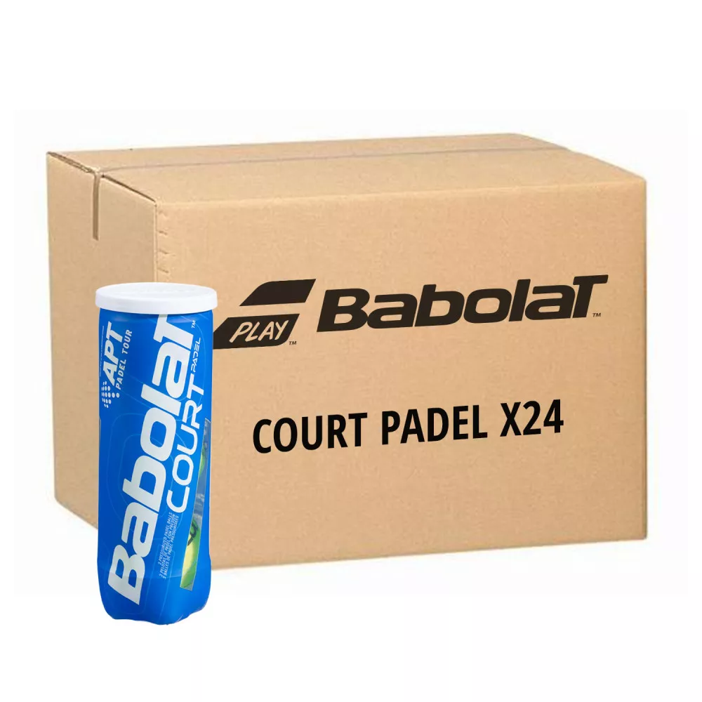 Babolat Court Padelb&auml;lle Karton (24 Dosen &agrave; 3 B&auml;lle)