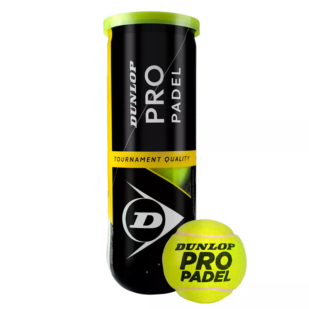 Dunlop Pro Padel Padelb&auml;lle 3er-Dose