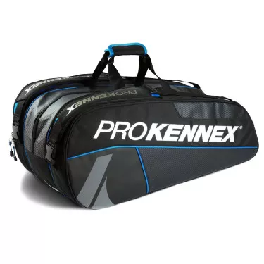 Pro Kennex Kinetix Triple Schl&auml;gertasche (Thermobag) Schwarz / Blau