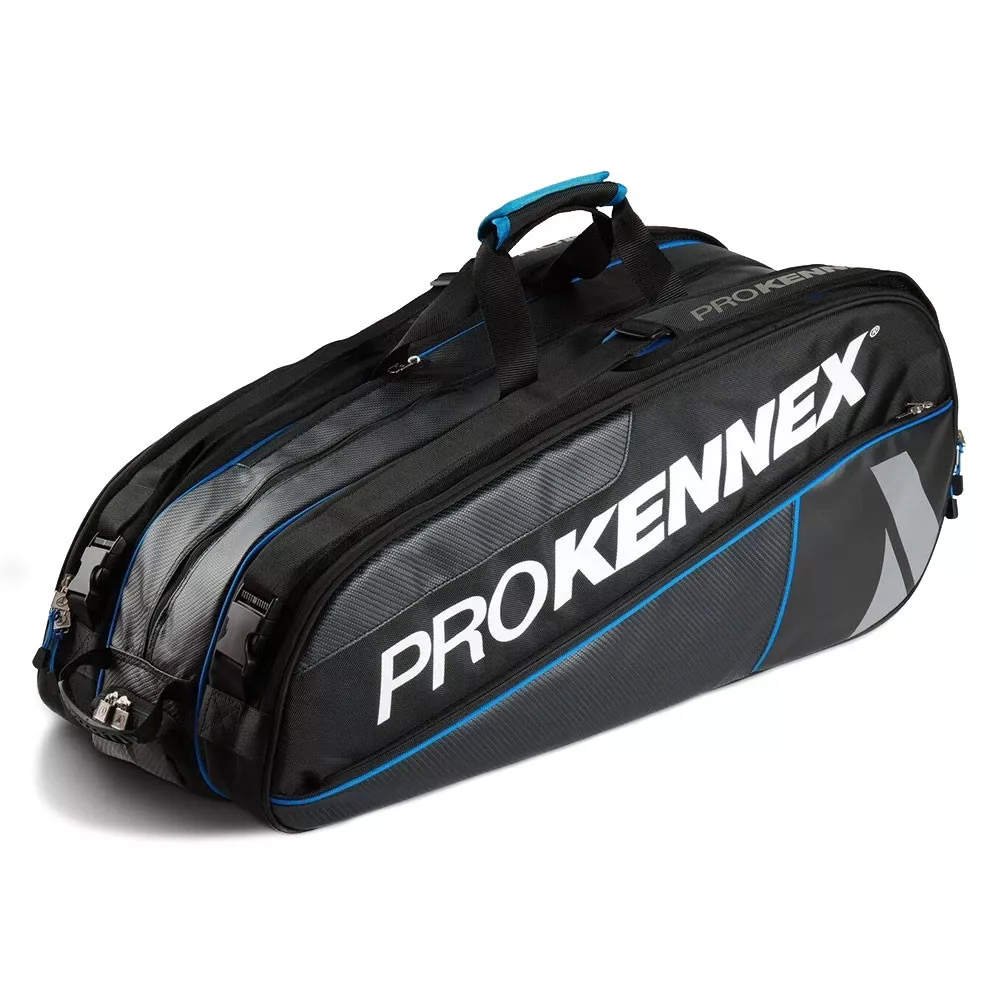 Pro Kennex Kinetix Triple Schl&auml;gertasche (Thermobag) Schwarz / Blau