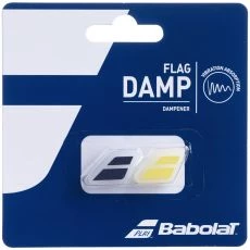 Babolat Flag Damp Vibrationsd&auml;mpfer Gelb / Schwarz 2er-Pack