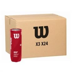 Wilson Padel X3 Padelb&auml;lle Karton (24 Dosen &agrave; 3 B&auml;lle)