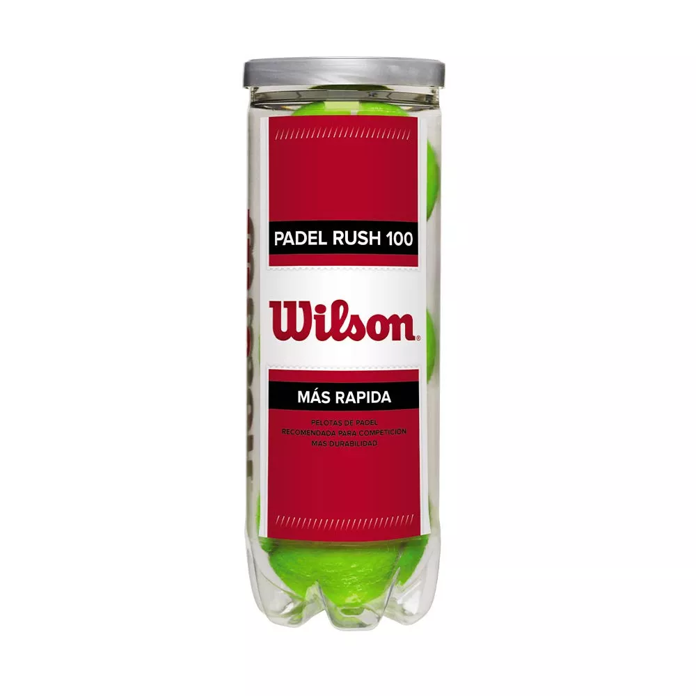 Wilson Padel Rush 100 Padelb&auml;lle 3er-Dose