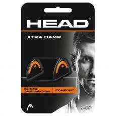 Head Xtra Damp Vibrationsd&auml;mpfer Schwarz / Orange 2er-Pack