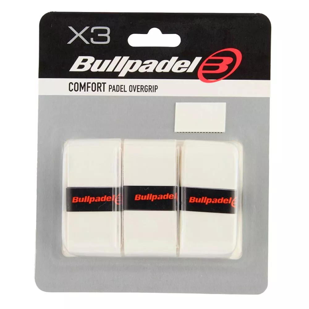 Bullpadel Comfort Overgrip Wei&szlig; 3er-Pack