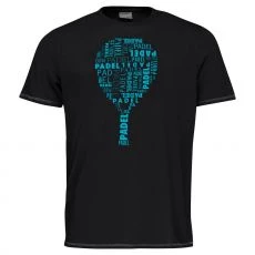 Head Typo T-Shirt Schwarz